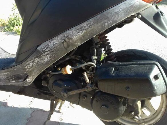 2005 Honda Dio, чёрный, 35000 рублей - вид 6