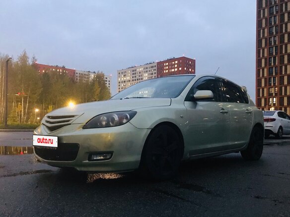 2008 Mazda 3 I (BK) Рестайлинг, золотистый, 299000 рублей