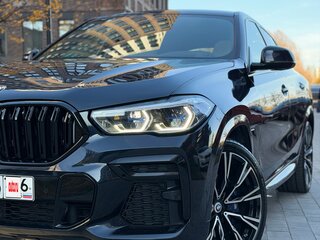 2021 BMW X6 40i III (G06), синий, 7100000 рублей, вид 2