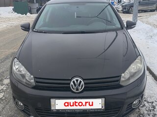 2009 Volkswagen Golf VI, чёрный, 590000 рублей, вид 1