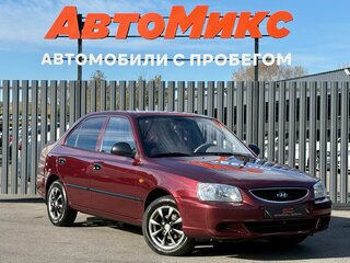 2011 Hyundai Accent ТагАЗ II, красный, 495000 рублей, вид 3