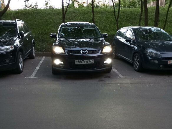 2008 Mazda CX-7 I, пурпурный, 690000 рублей - вид 5
