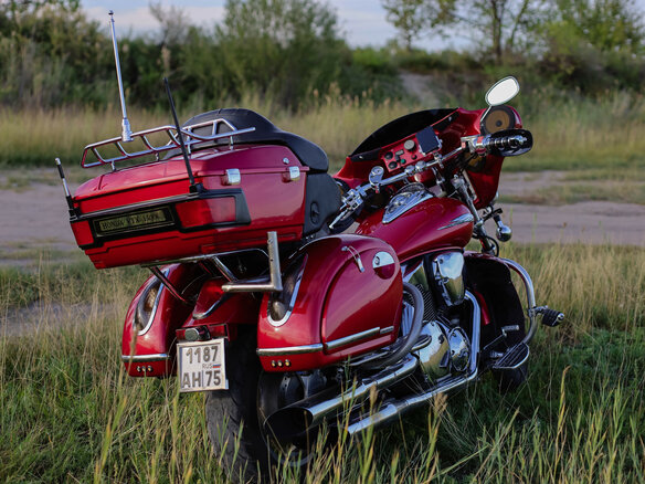 2004 Honda VTX 1300, красный, 800000 рублей - вид 8