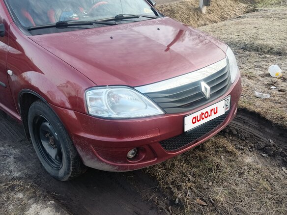 2010 Renault Logan I Рестайлинг, красный, 400000 рублей - вид 10