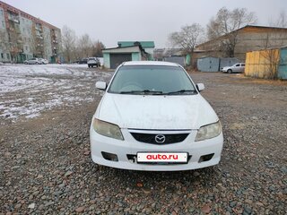 2004 Mazda Familia S-Familia S-Wagon VIII (BJ), белый, 350000 рублей, вид 1