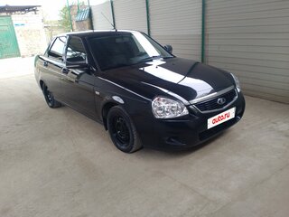 2014 Lada (ВАЗ) Priora I Рестайлинг, чёрный, 620000 рублей, вид 4