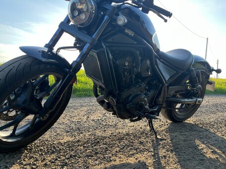 2021 Honda CMX 1100 Rebel, чёрный, 760000 рублей, вид 3