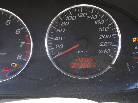 2004 Mazda 6 I (GG), серый - вид 3