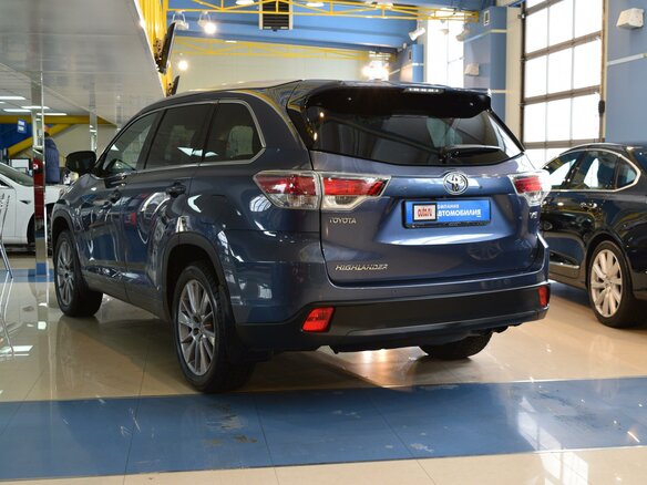 2014 Toyota Highlander III (XU50), серый - вид 4