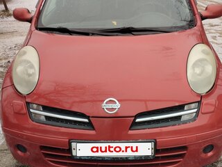 2007 Nissan Micra III (K12), красный, 450000 рублей, вид 1