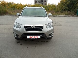 2010 Hyundai Santa Fe II Рестайлинг, серебристый, 1100000 рублей, вид 1