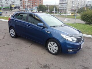 2016 Kia Rio III Рестайлинг, синий, 1375000 рублей, вид 3