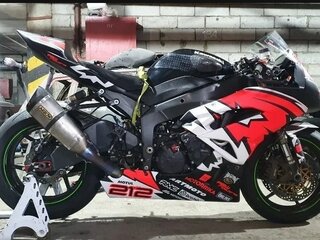 2011 Kawasaki ZX-6 Ninja, чёрный, 680000 рублей, вид 1