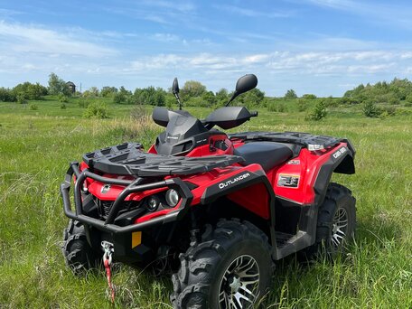 2012 BRP Can-Am Outlander 500, красный, 760000 рублей, вид 1