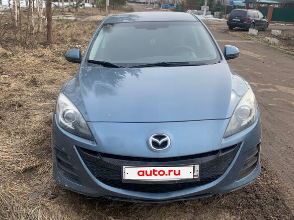 2010 Mazda 3 II (BL), синий, 980000 рублей - вид 1