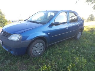 2008 Renault Logan I, синий, 220000 рублей, вид 3
