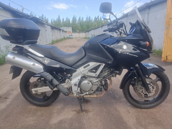 2004 Suzuki V-Strom DL 650, чёрный, 400000 рублей - вид 5