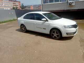 2014 Skoda Rapid I, белый, 740000 рублей, вид 1