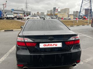 2016 Toyota Camry VII (XV50) Рестайлинг, чёрный, 1700000 рублей, вид 5