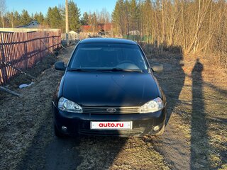 2010 Lada (ВАЗ) Kalina I, чёрный, 380000 рублей, вид 1