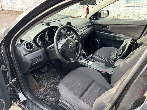 2008 Mazda 3 I (BK) Рестайлинг, чёрный - вид 13