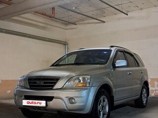 2008 Kia Sorento I Рестайлинг, серебристый, 1150000 рублей, вид 1