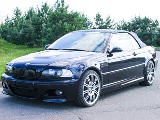 2002 BMW M3 III (E46), чёрный, 4500000 рублей, вид 2
