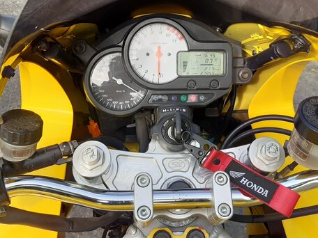 2001 Honda VTR 1000, жёлтый, 320000 рублей, вид 5