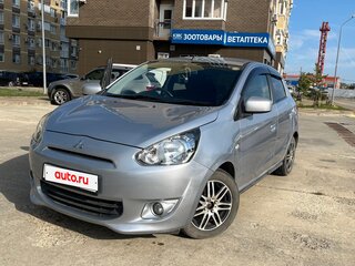 2012 Mitsubishi Mirage VI, серебристый, 580000 рублей, вид 2