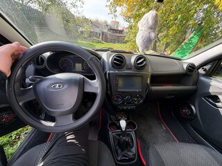 2016 Lada (ВАЗ) Granta I, серебристый, 400000 рублей, вид 4