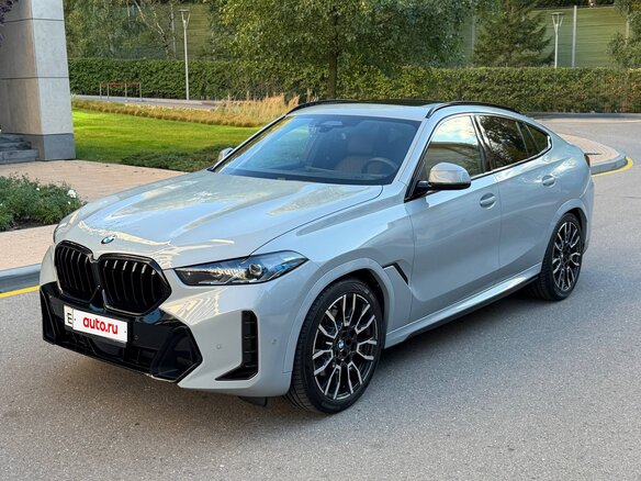 2024 BMW X6 40i III (G06) Рестайлинг, серый - вид 8