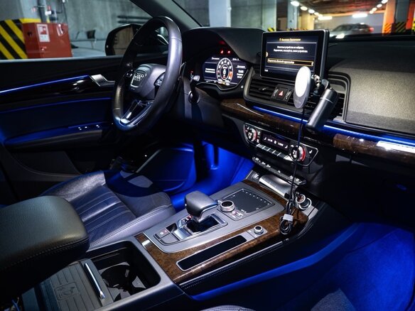 2019 Audi Q5 II (FY), чёрный, 3490000 рублей - вид 7