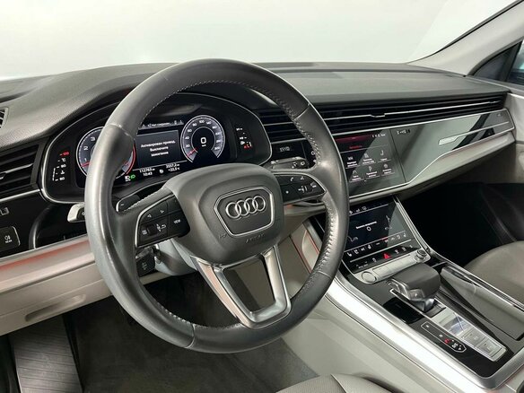 2019 Audi Q8 55 TFSI I (4M), серебристый - вид 11