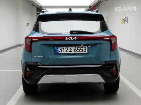 2022 Kia Seltos I, зелёный, 1645000 рублей, вид 4