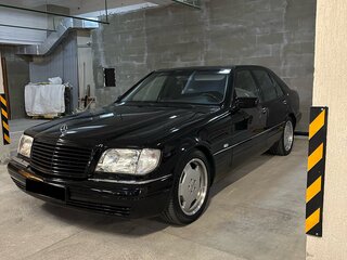 1998 Mercedes-Benz S-Класс 600 III (W140) Рестайлинг, чёрный, 3500000 рублей, вид 1