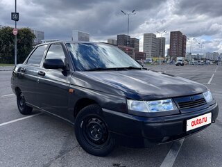 2007 Lada (ВАЗ) 2110, чёрный, 160000 рублей, вид 3