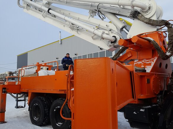 2007 КамАЗ Aвтобетононасос, оранжевый, 8500000 рублей - вид 6