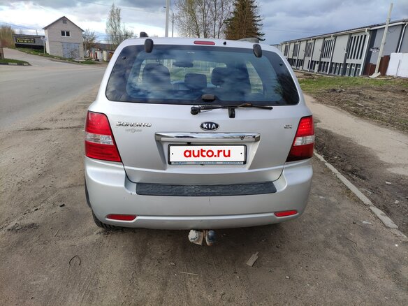 2008 Kia Sorento I Рестайлинг, серебристый, 970000 рублей - вид 3