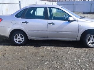 2014 Lada (ВАЗ) Granta I, серебристый, 250000 рублей, вид 4