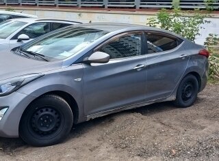 2014 Hyundai Elantra V (MD) Рестайлинг, серый, 490000 рублей, вид 3