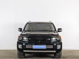 2014 Toyota Land Cruiser 200 Series Рестайлинг 1, чёрный, 4349000 рублей, вид 2