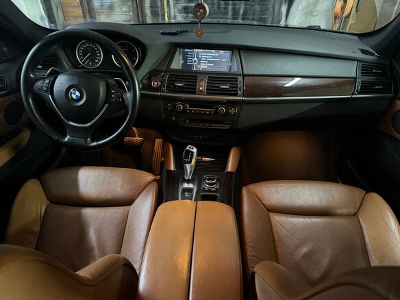 2013 BMW X6 30d I (E71) Рестайлинг, синий - вид 13