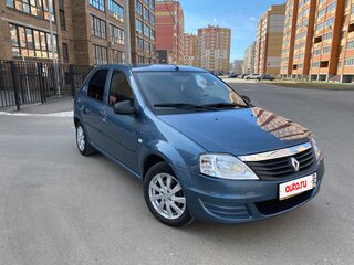 2010 Renault Logan I Рестайлинг, синий, 400000 рублей, вид 1