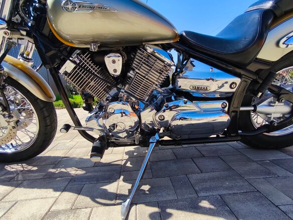 1999 Yamaha XVS1100, золотистый, 620000 рублей - вид 21
