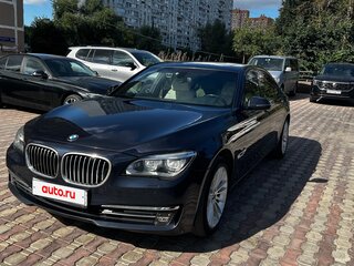 2014 BMW 7 серии Long 750Li xDrive V (F01/F02/F04) Рестайлинг, синий, 2450000 рублей, вид 4