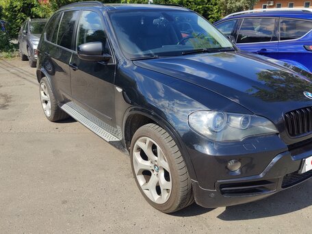 2008 BMW X5 3.0si II (E70), чёрный, 1320000 рублей, вид 1