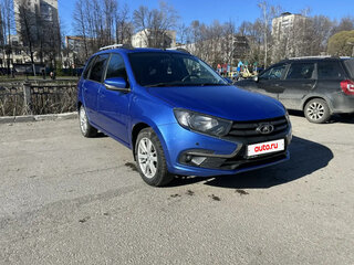 2018 Lada (ВАЗ) Granta I Рестайлинг, синий, 850000 рублей, вид 2
