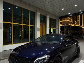2016 Mercedes-Benz CLS 400 II (C218) Рестайлинг, синий, 2650000 рублей, вид 2