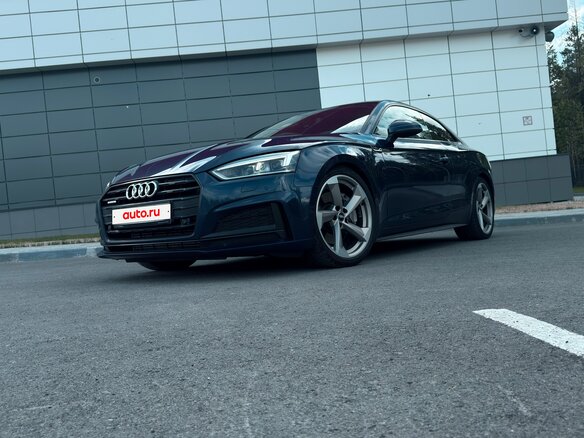 2018 Audi A5 II (F5), синий, 2600000 рублей - вид 1
