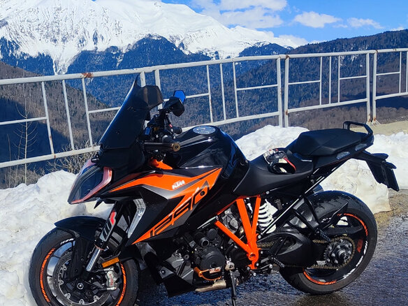 2019 KTM 1290 Super Duke GT, чёрный, 1370000 рублей